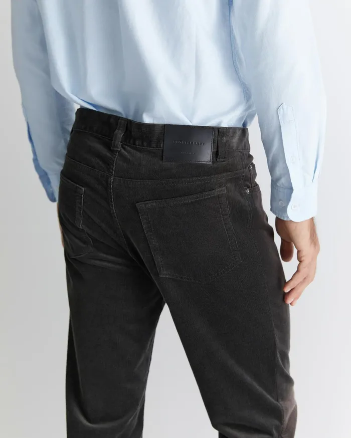 Men Sportscraft Pants Cooper Cord Greystone