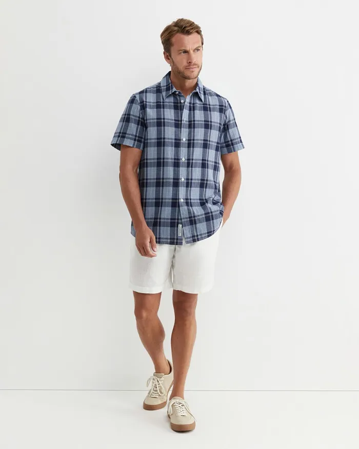 Men Sportscraft Shirts Parkhill Short Sleeve Shirt Multi