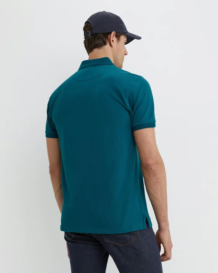 Men Sportscraft TShirts and Polos SC Pique Polo Dark Teal