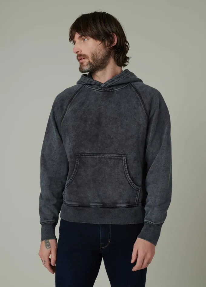 Men Sweaters Hoodies Joe039s Jeans VINTAGE WASHED HOODIE Black
