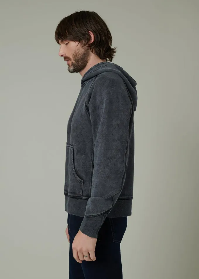 Men Sweaters Hoodies Joe039s Jeans VINTAGE WASHED HOODIE Black