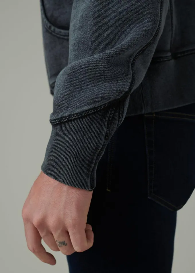 Men Sweaters Hoodies Joe039s Jeans VINTAGE WASHED HOODIE Black