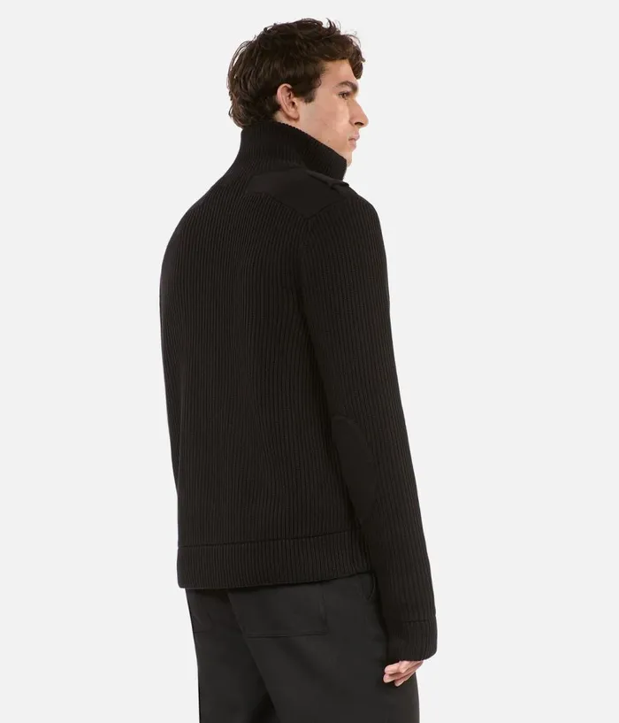 Men Sweaters THE KOOPLES Black Cotton Cardigan Men Sweaters THE KOOPLES Black Cotton Cardigan
