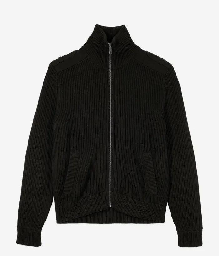 Men Sweaters THE KOOPLES Black Cotton Cardigan Men Sweaters THE KOOPLES Black Cotton Cardigan