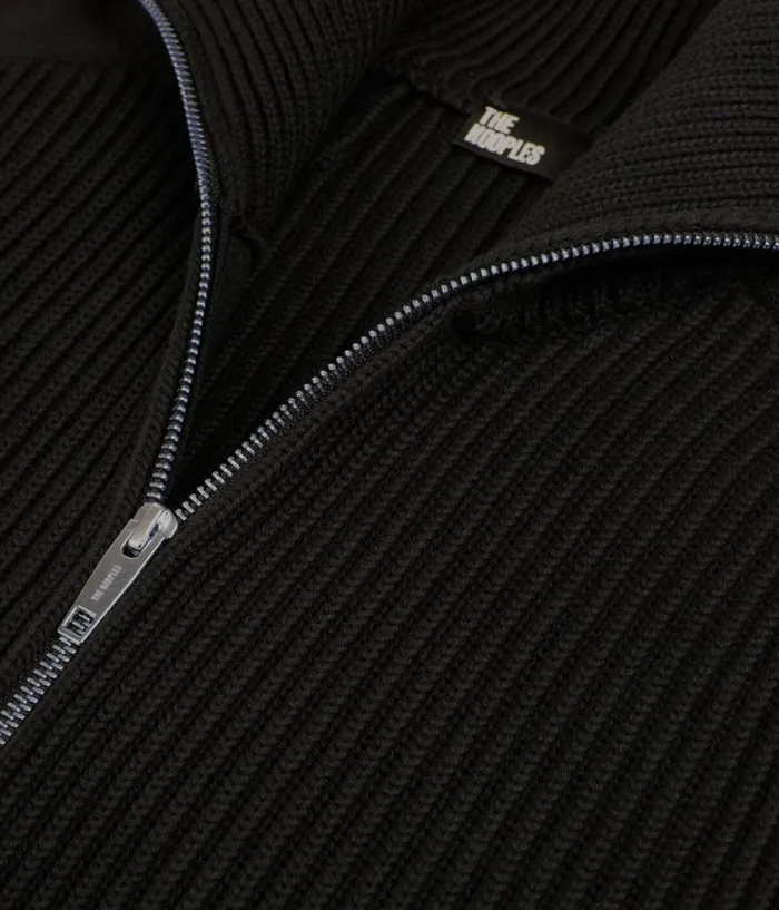 Men Sweaters THE KOOPLES Black Cotton Cardigan Men Sweaters THE KOOPLES Black Cotton Cardigan