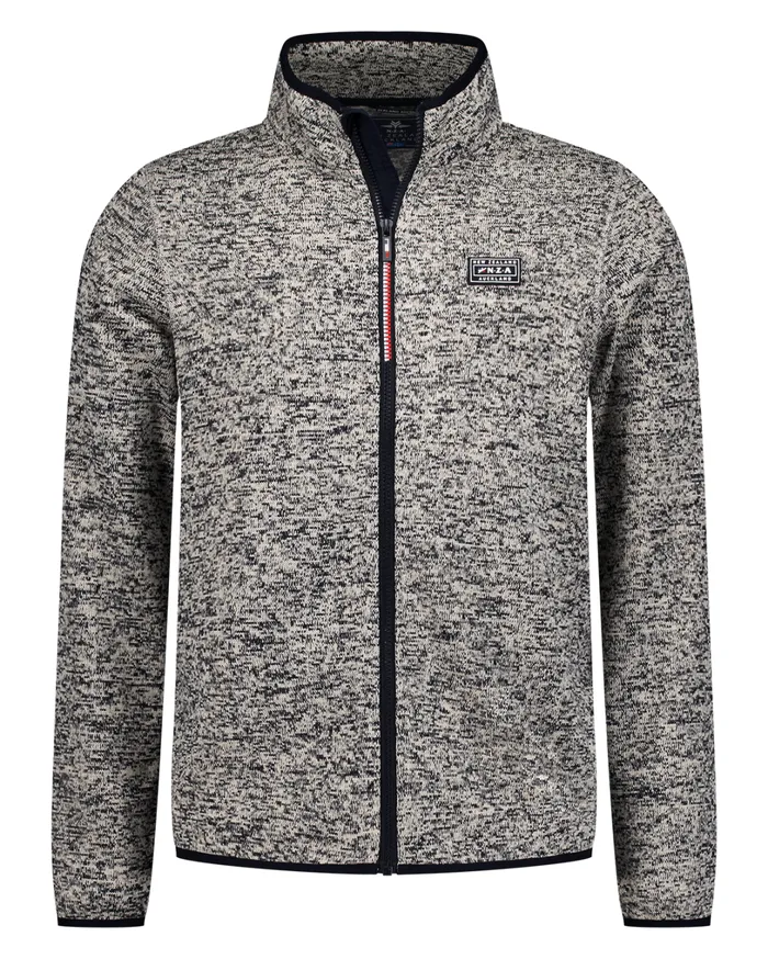 Men Sweatshirts NZA New Zealand Auckland Brown Terry Sweat Jacket 8211 Mud