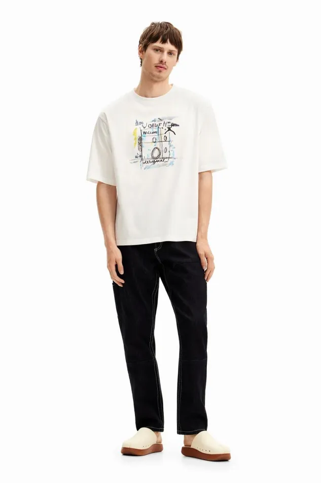 Men Tshirts Desigual Arty Design Tshirt