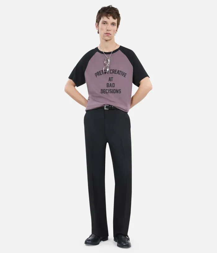 Men Tshirts THE KOOPLES Brown Screen Printed Tshirt