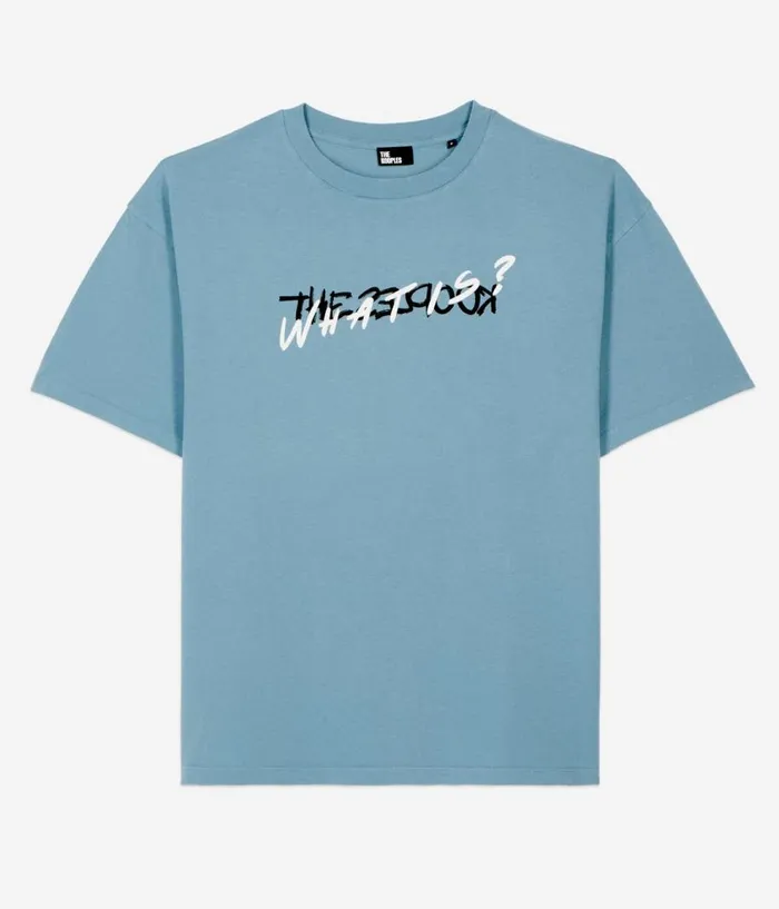 Men Tshirts THE KOOPLES Light Blue What Is Handwritten Serigraphy Tshirt Men Tshirts THE KOOPLES Light Blue What Is Handwritten Serigraphy Tshirt