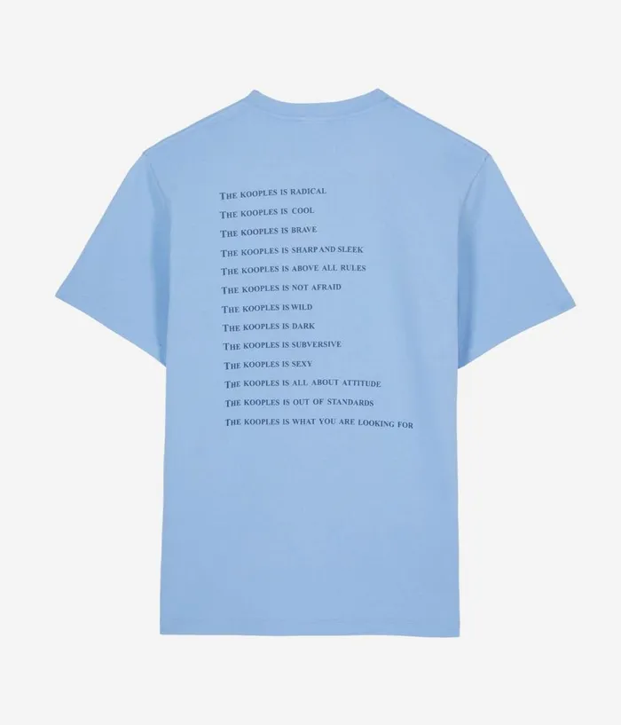 Men Tshirts THE KOOPLES Sky Blue What Is Tshirt Men Tshirts THE KOOPLES Sky Blue What Is Tshirt