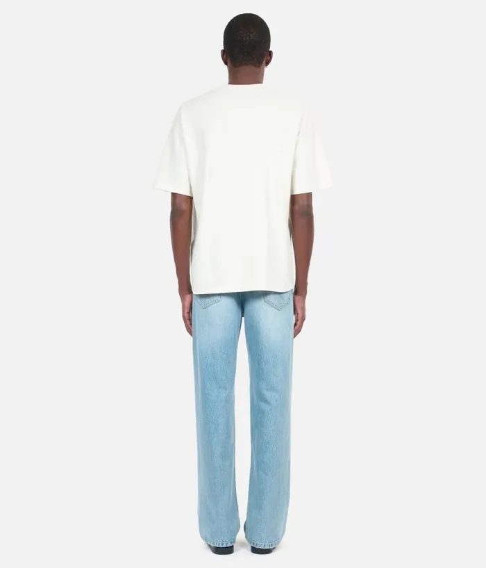 Men Tshirts THE KOOPLES White Backstage Serigraphy Tshirt Men Tshirts THE KOOPLES White Backstage Serigraphy Tshirt