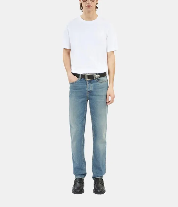 Men Tshirts THE KOOPLES White Tshirt With Logo Embroidery