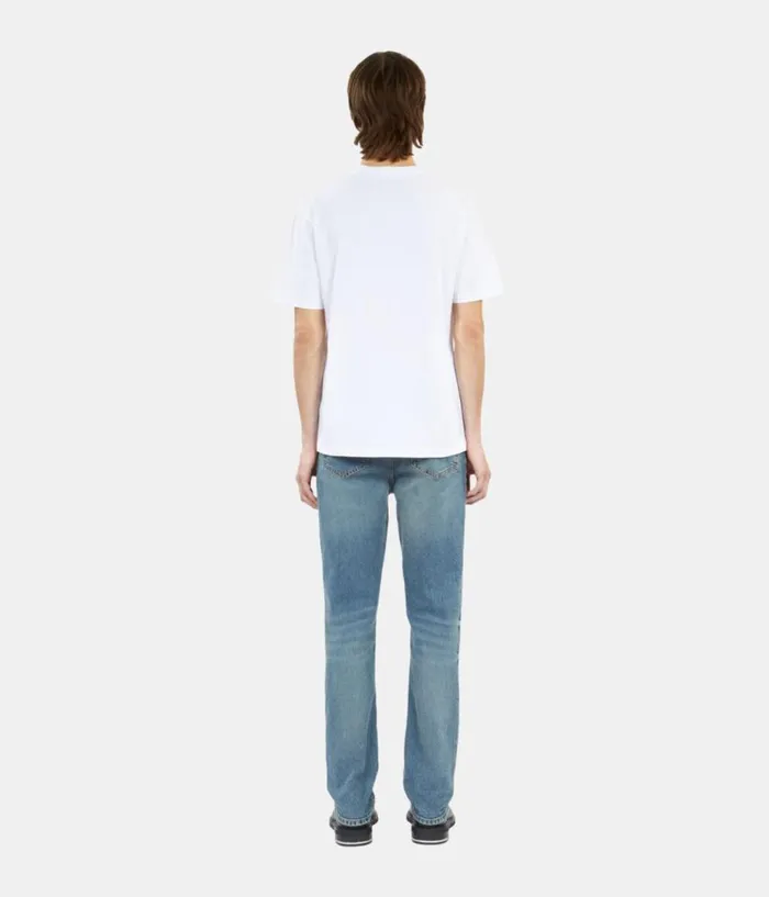 Men Tshirts THE KOOPLES White Tshirt With Logo Embroidery Men Tshirts THE KOOPLES White Tshirt With Logo Embroidery