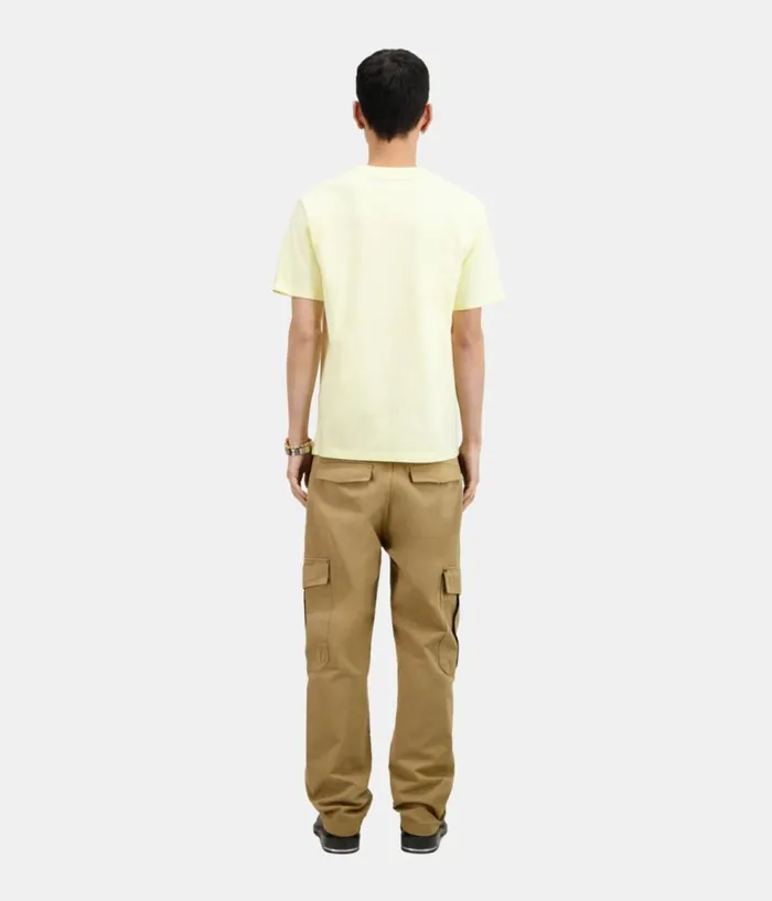 Men Tshirts THE KOOPLES Yellow Live Fast Tshirt Men Tshirts THE KOOPLES Yellow Live Fast Tshirt