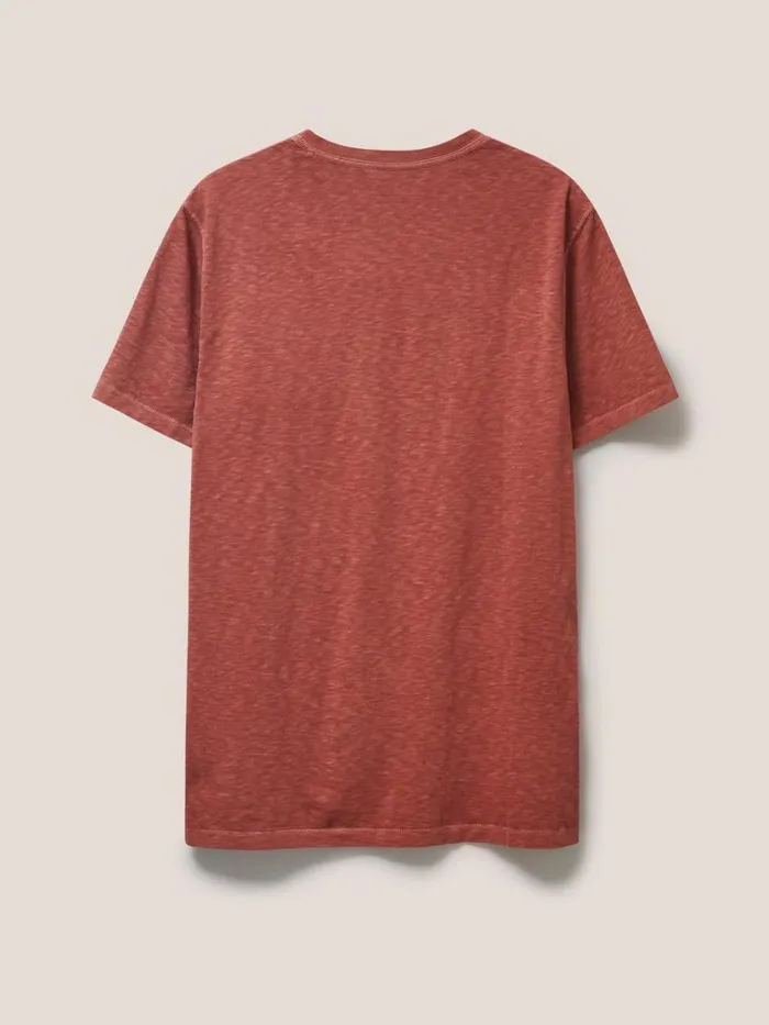 Men TSHIRTS White Stuff Abersoch Short Sleeve Tee Mid Red Men TSHIRTS White Stuff Abersoch Short Sleeve Tee Mid Red