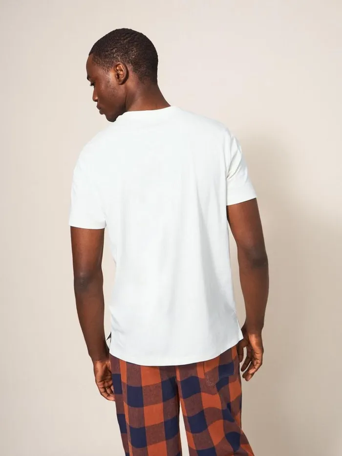 Men TSHIRTS White Stuff Chairman Graphic Tee Natural White Men TSHIRTS White Stuff Chairman Graphic Tee Natural White