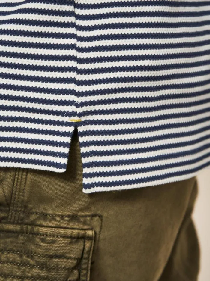 Men TSHIRTS White Stuff Revere Stripe Polo Dark Navy Men TSHIRTS White Stuff Revere Stripe Polo Dark Navy
