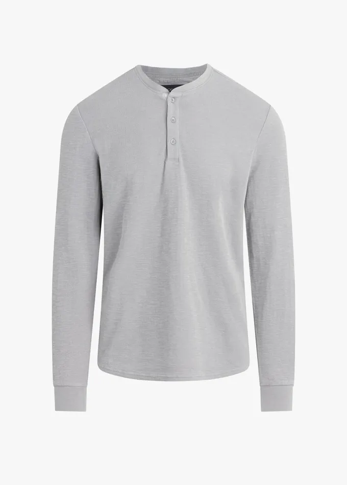Men Tops Tees Joe039s Jeans DWIGHT DOUBLEFACE HENLEY Ultimate Grey Men Tops Tees Joe039s Jeans DWIGHT DOUBLEFACE HENLEY Ultimate Grey