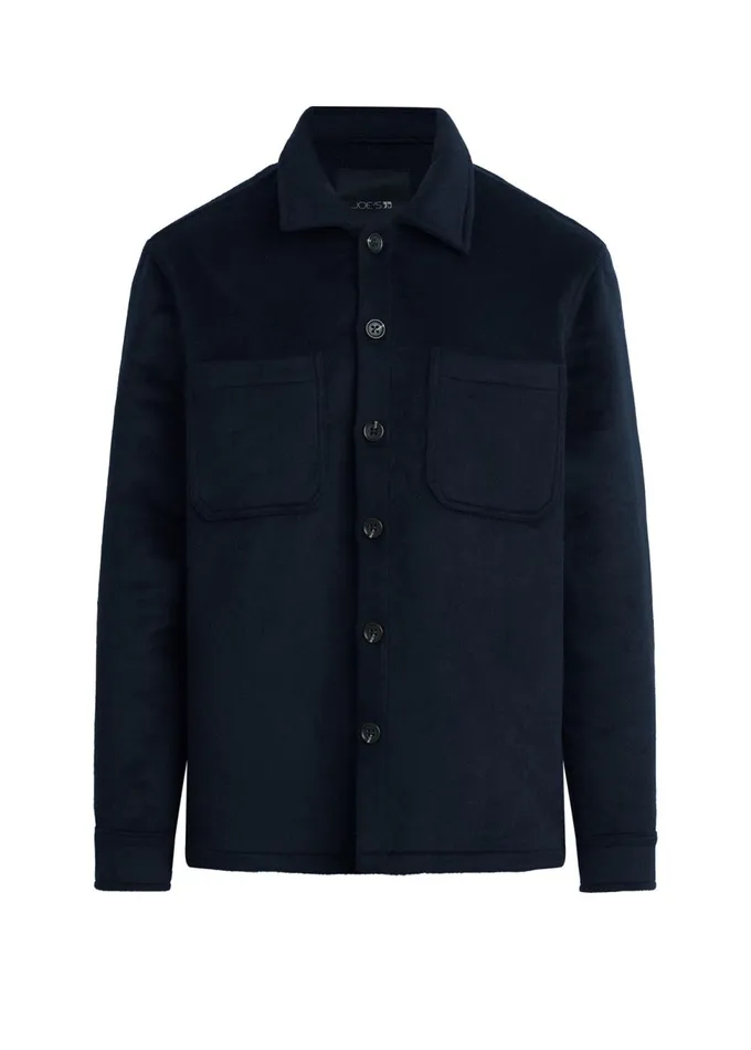 Men Tops Tees Joe039s Jeans LEON WOOL OVERSHIRT True Navy