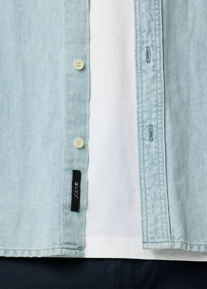 Men Tops Tees Joe039s Jeans LOU INDIGO LINEN SHIRT Spring Sky Men Tops Tees Joe039s Jeans LOU INDIGO LINEN SHIRT Spring Sky
