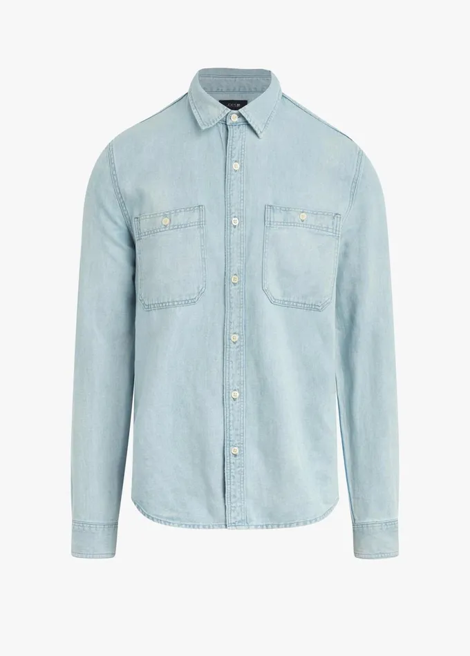 Men Tops Tees Joe039s Jeans LOU INDIGO LINEN SHIRT Spring Sky Men Tops Tees Joe039s Jeans LOU INDIGO LINEN SHIRT Spring Sky