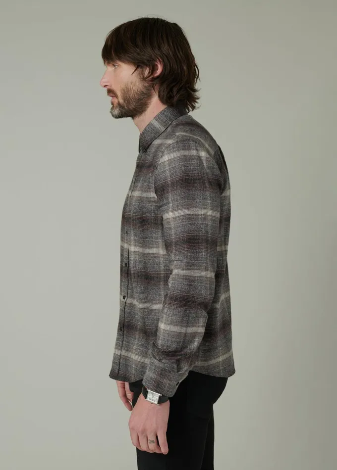 Men Tops Tees Joe039s Jeans OLIVER FLANNEL SHIRT Ombre Plaid