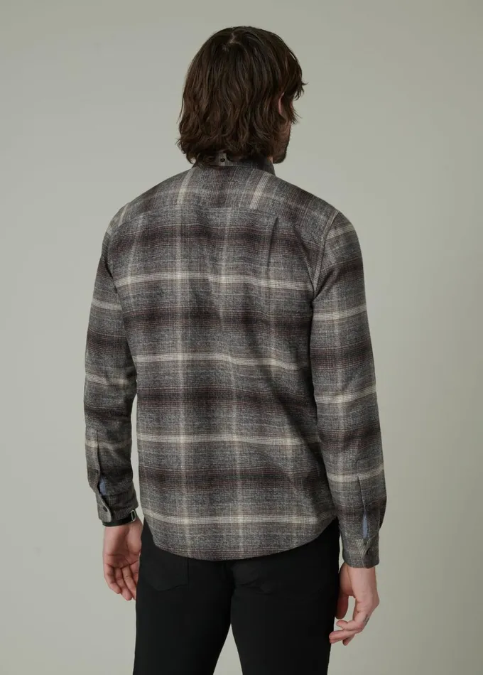 Men Tops Tees Joe039s Jeans OLIVER FLANNEL SHIRT Ombre Plaid