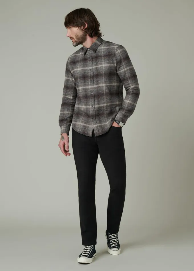 Men Tops Tees Joe039s Jeans OLIVER FLANNEL SHIRT Ombre Plaid