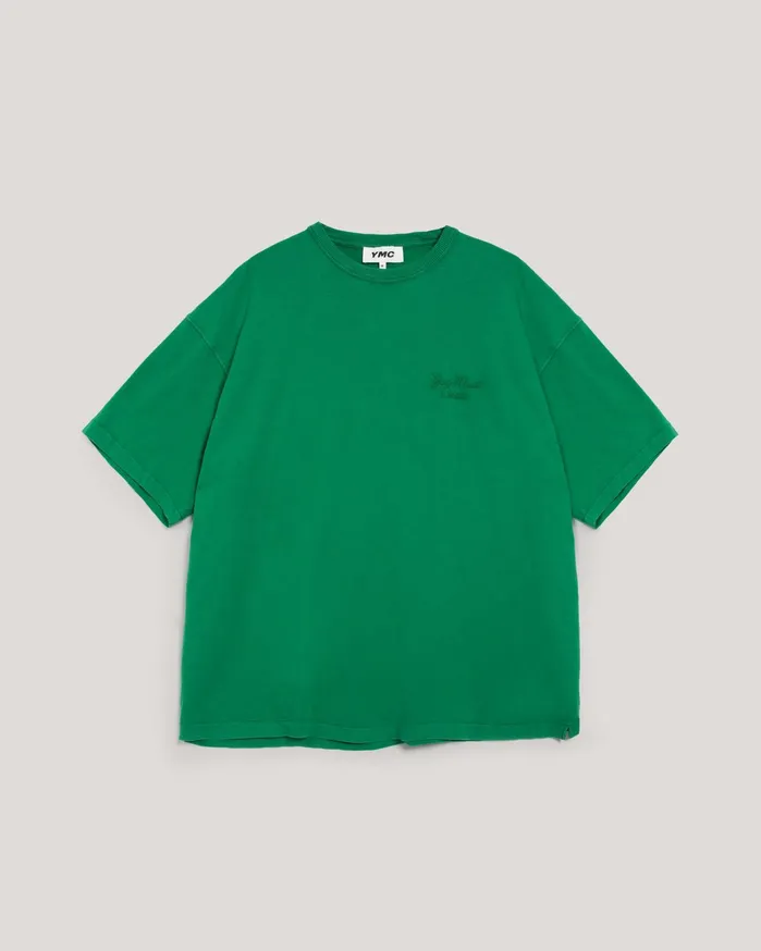 Men Triple Oversized TShirt Green YMC Tops and TShirts