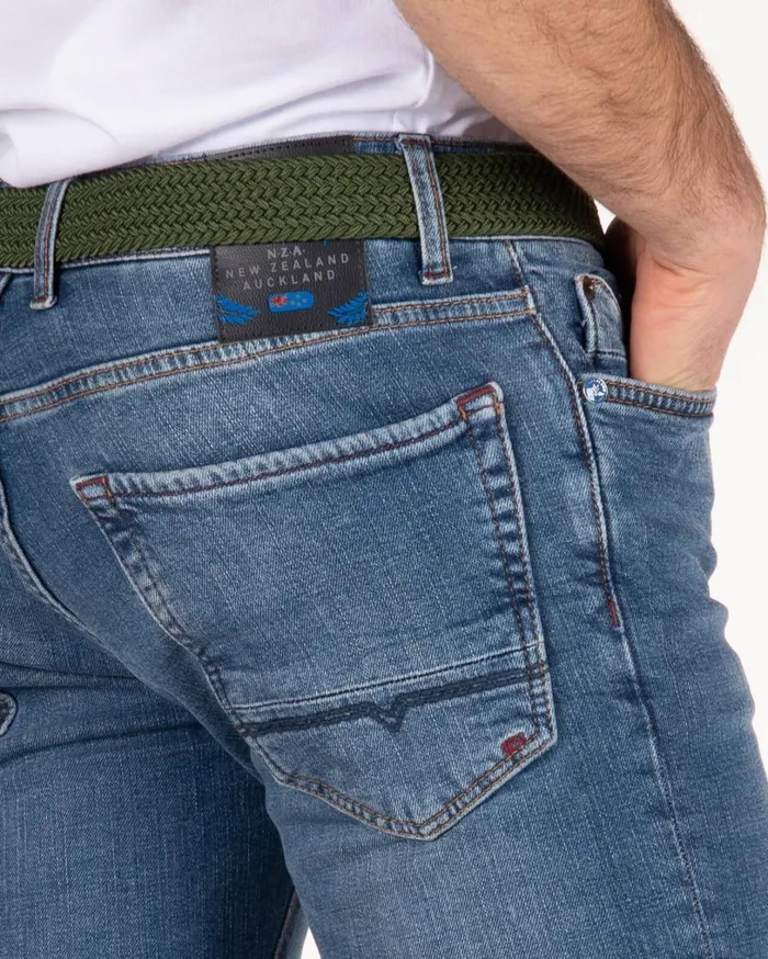 Men Trousers NZA New Zealand Auckland Nelson Jeans 8211 Light Stone