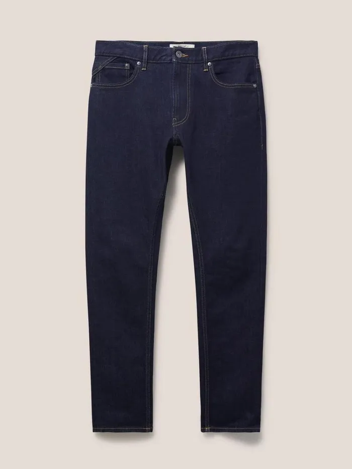 Men TROUSERS White Stuff Harwood Slim Jean Dk Denim