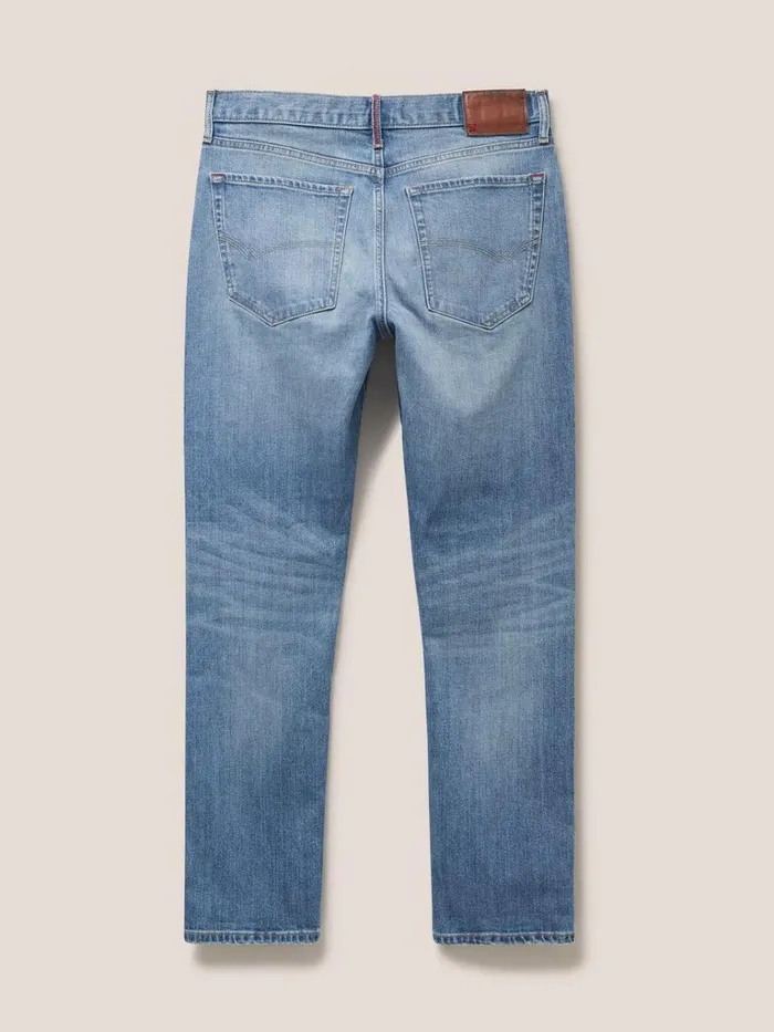 Men TROUSERS White Stuff Harwood Straight Jean Light Denim