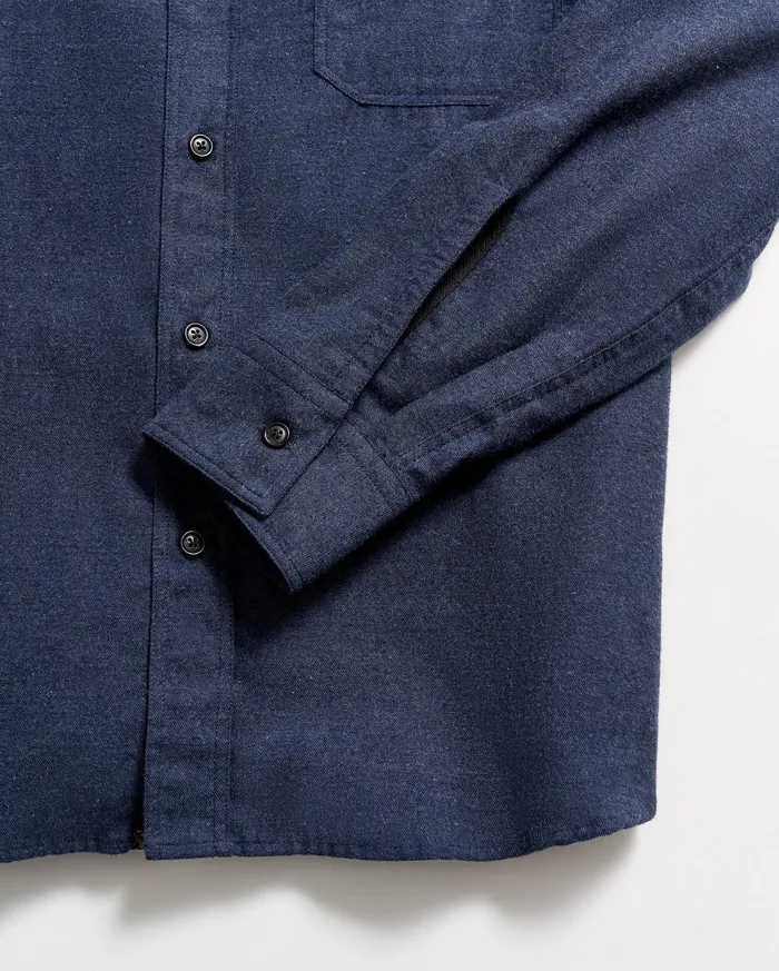 Men Tuscumbia Classic Shirt Navy Billy Reid Shirting