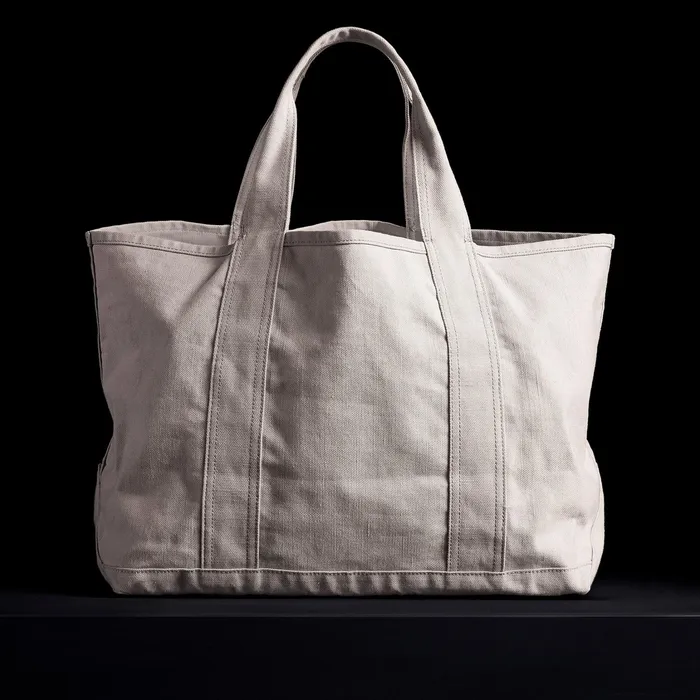 MENWOMEN James Perse TOTE BAGS Large Canvas Tote White