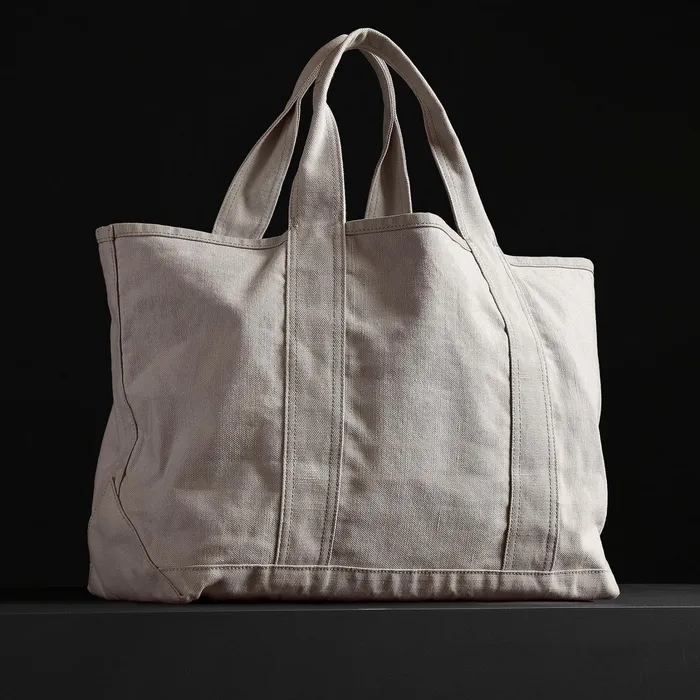 MENWOMEN James Perse TOTE BAGS Large Canvas Tote White