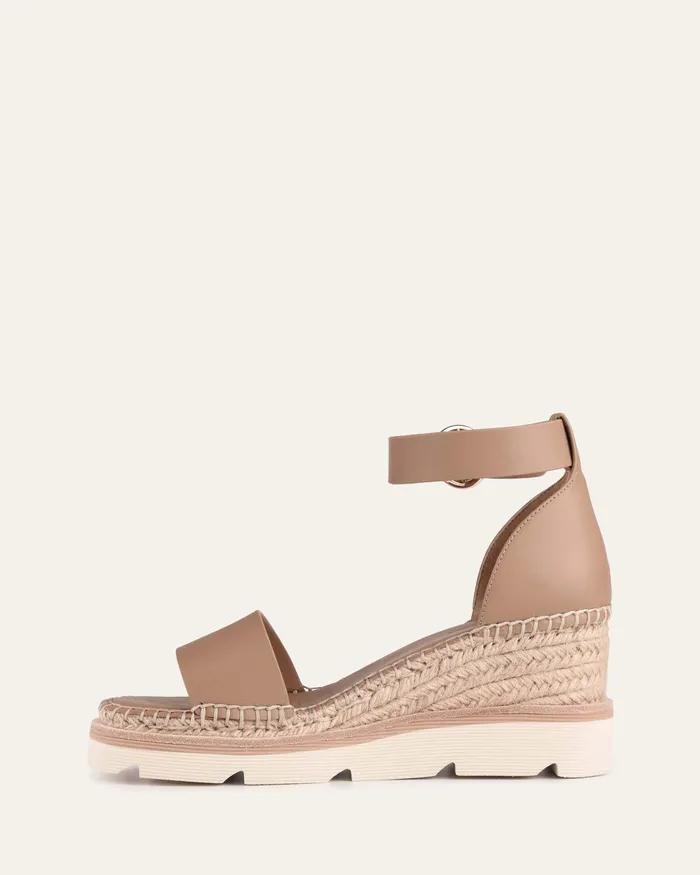 MID SANDALS Kelly mid heel wedges tan leather 8211 jomercer Women MID SANDALS Kelly mid heel wedges tan leather 8211 jomercer Women