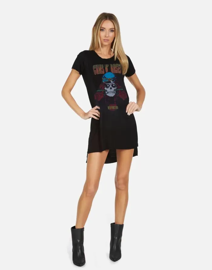 Mirabella X Guns N039 Roses Skull Black Women Lauren Moshi Dresses