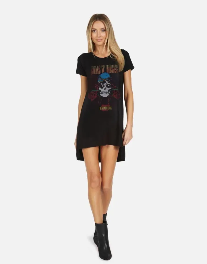 Mirabella X Guns N039 Roses Skull Black Women Lauren Moshi Dresses