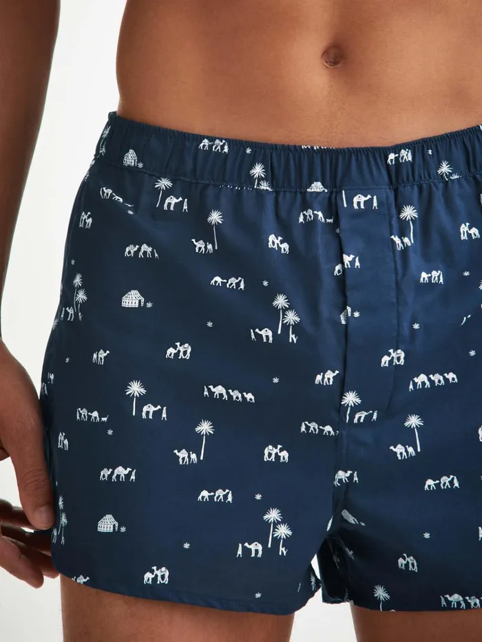 Modern Fit Boxer Shorts Men Derek Rose Modern Fit Boxers Nelson 99 Cotton Batiste Navy