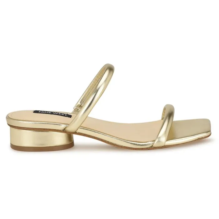 Morella Slide Sandals Platino Women Nine West Sandals