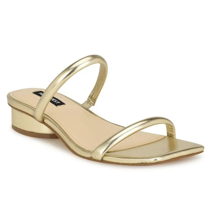 Morella Slide Sandals Platino Women Nine West Sandals