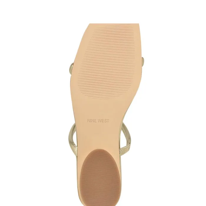 Morella Slide Sandals Platino Women Nine West Sandals