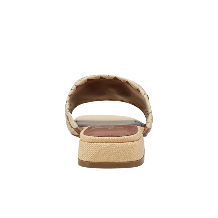 Mules and Slides Myami Slide Sandal NaturalBrown 8211 Marc Fisher Women