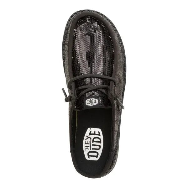 Mules Apparel Wendy Slip Sequin Black heydude