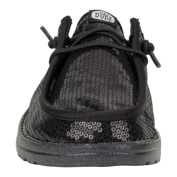 Mules Apparel Wendy Slip Sequin Black heydude