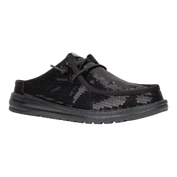Mules Apparel Wendy Slip Sequin Black heydude