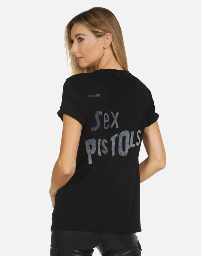 Myra X Sex Pistols Black Women Lauren Moshi Short Sleeve