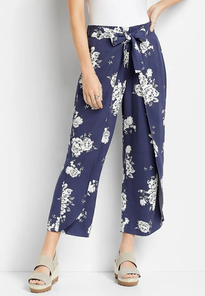 Navy Flyaway Pant Women Maurices Bottoms