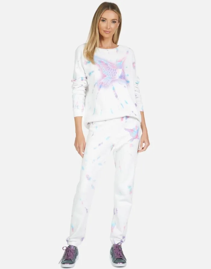 Noleta Spray Hummingbird Pastel Splash Women Lauren Moshi Long Sleeve
