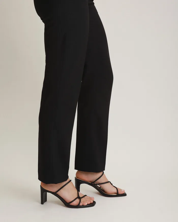 Novi mid heel sandals black leather Women MID HEELS jomercer Novi mid heel sandals black leather Women MID HEELS jomercer